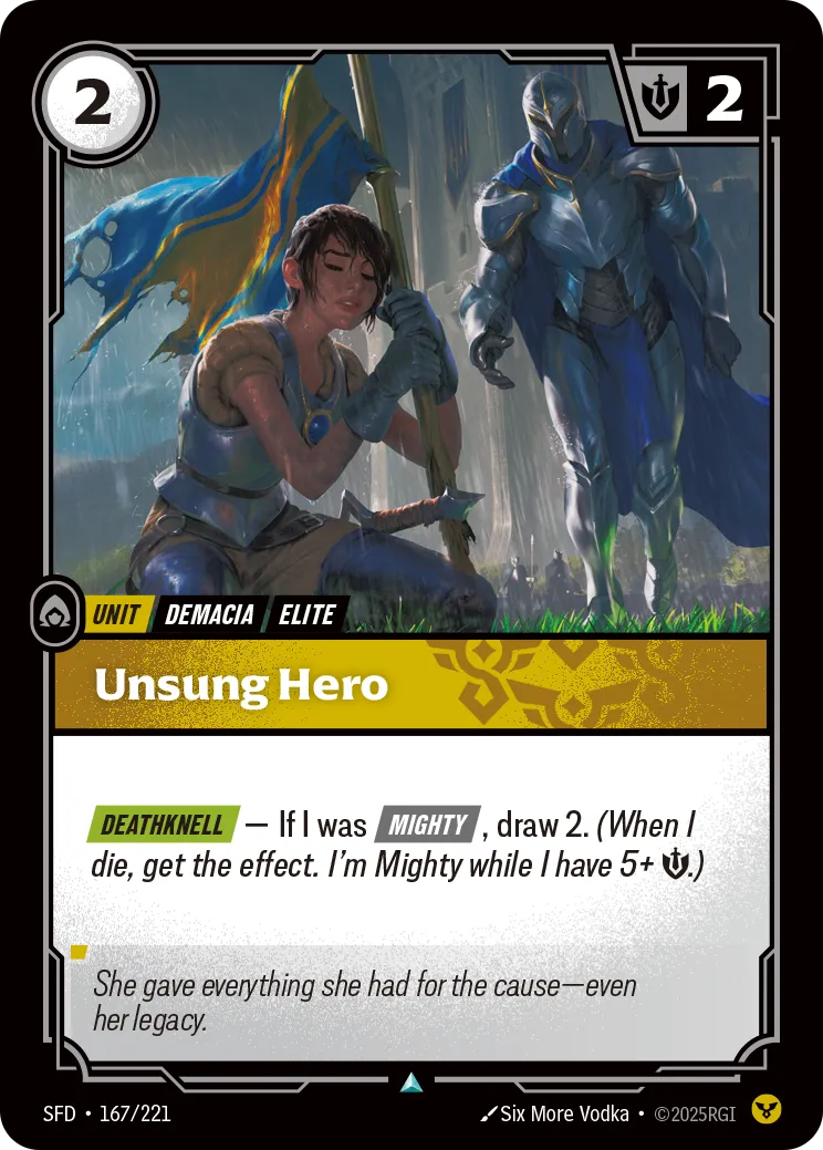 Unsung Hero — Spiritforged — Riftbound