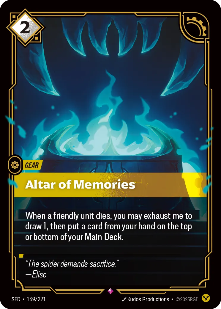 Altar of Memories — Spiritforged — Riftbound