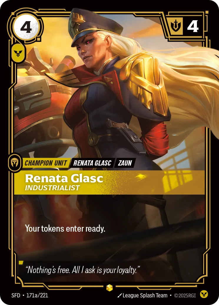 Renata Glasc - Industrialist (Alternate Art) — Spiritforged — Riftbound