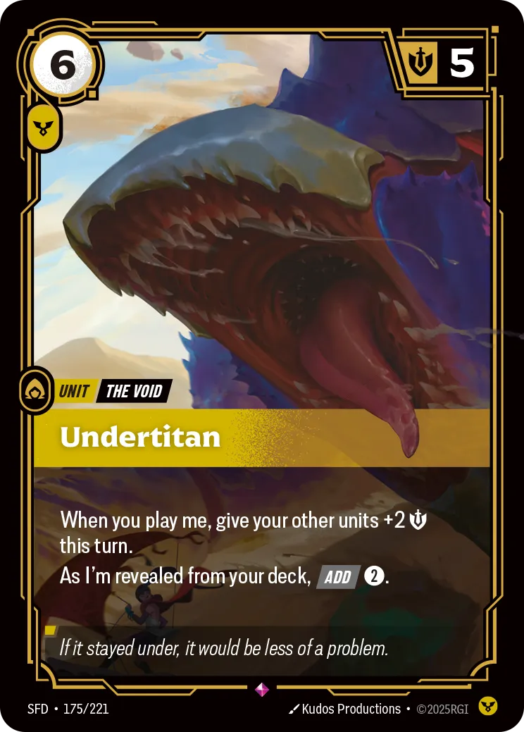 Undertitan — Spiritforged — Riftbound