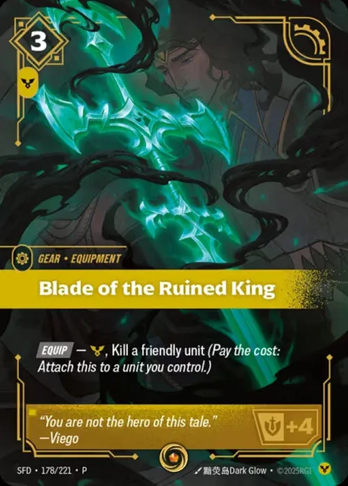 Blade of the Ruined King — Spiritforged - Promo Cards — Riftbound