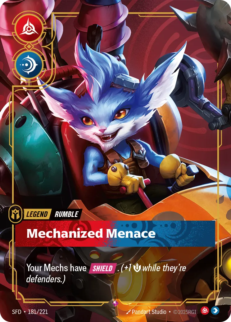 Rumble - Mechanized Menace — Spiritforged — Riftbound