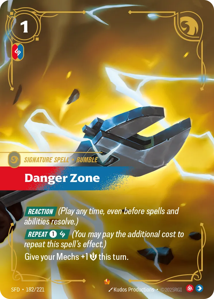 Danger Zone — Spiritforged — Riftbound
