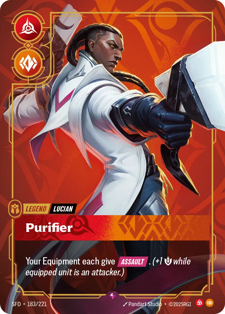 Lucian - Purifier — Spiritforged — Riftbound