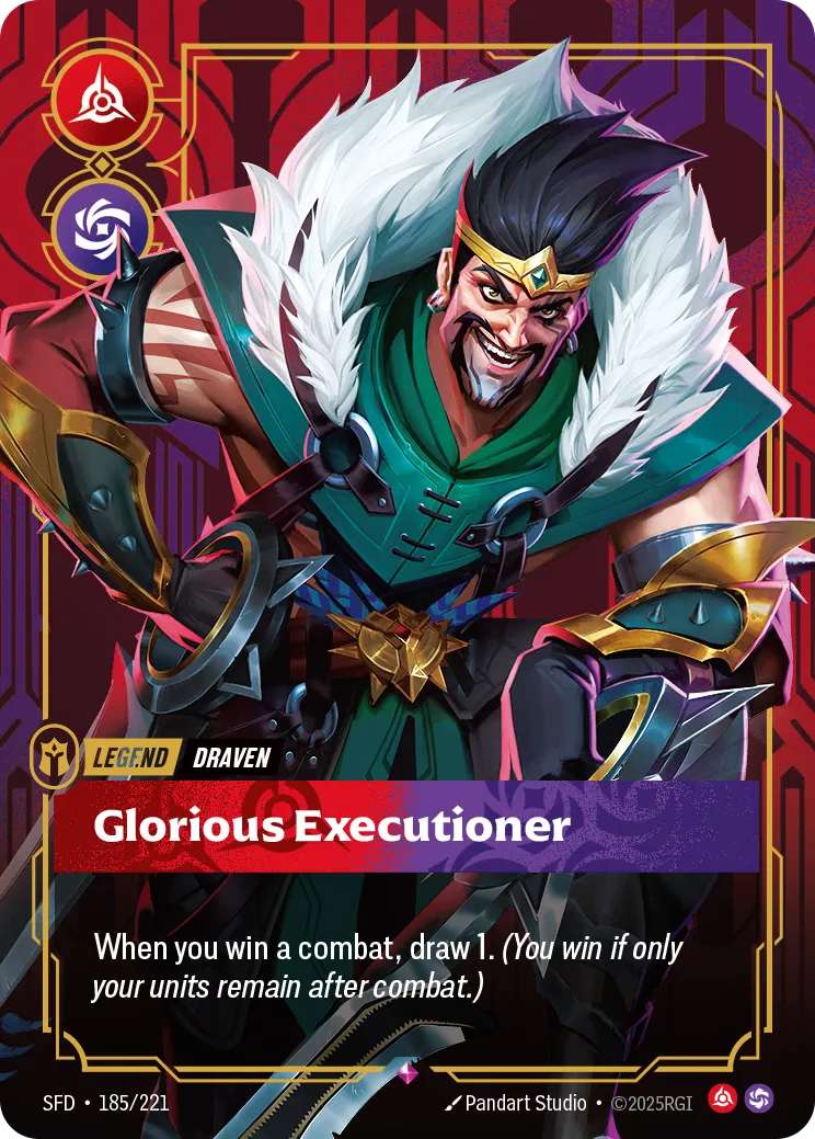 Draven - Glorious Executioner from Spiritforged - Riftbound: League of Legends TCG