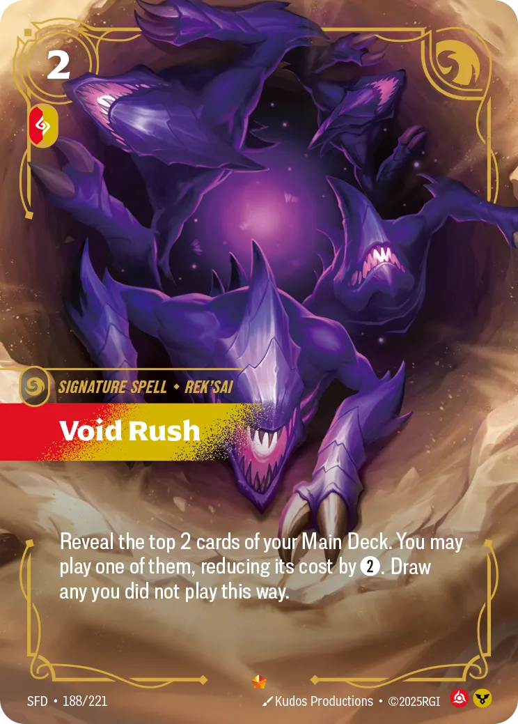 Void Rush from Spiritforged - Riftbound: League of Legends TCG