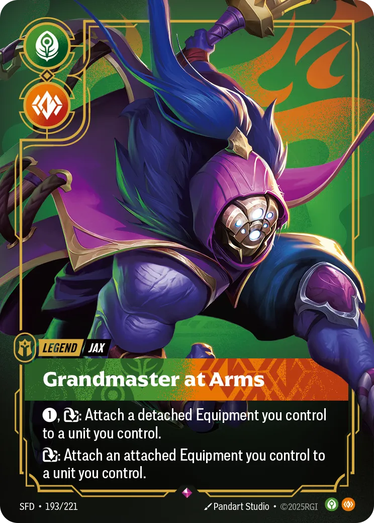 Jax - Grandmaster At Arms — Spiritforged — Riftbound