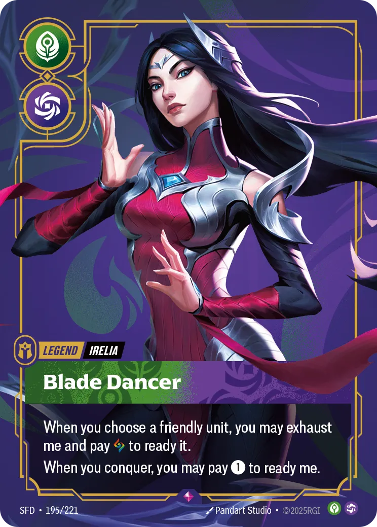 Irelia - Blade Dancer (Metal) from Spiritforged - Promo Cards - Riftbound: League of Legends TCG