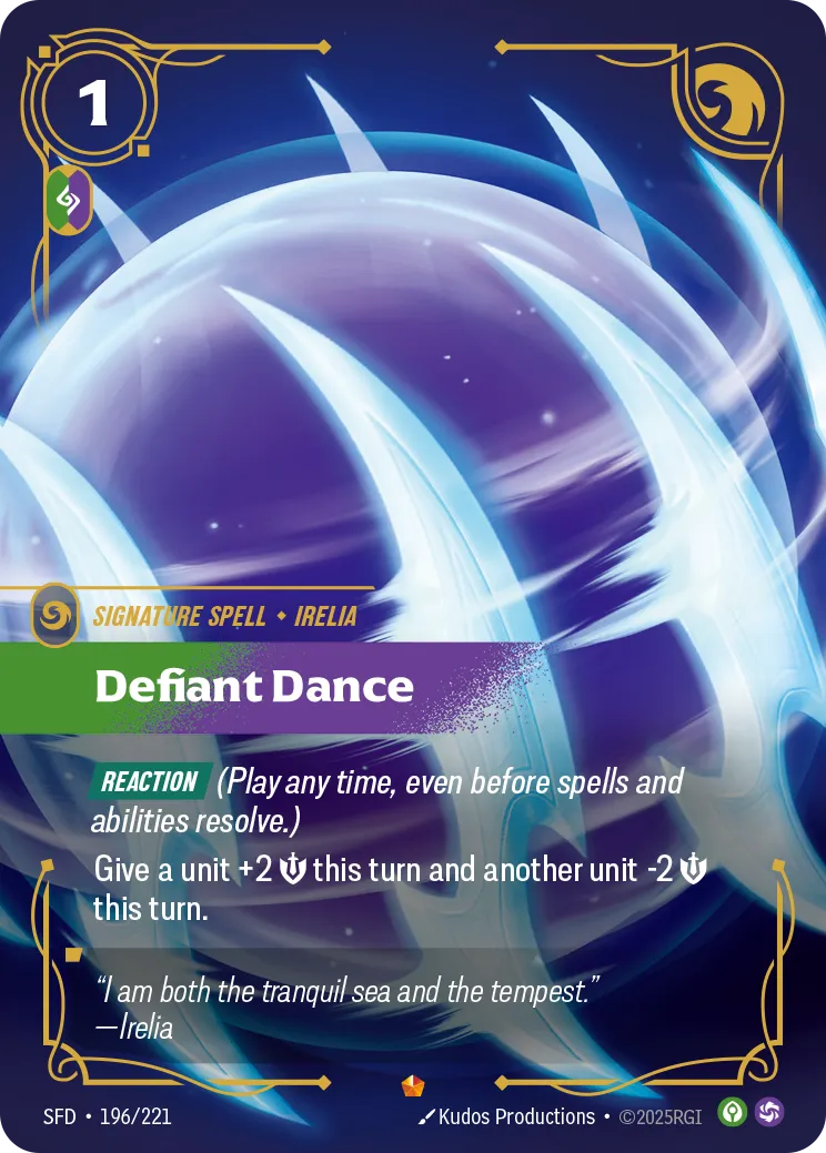 Defiant Dance — Spiritforged — Riftbound