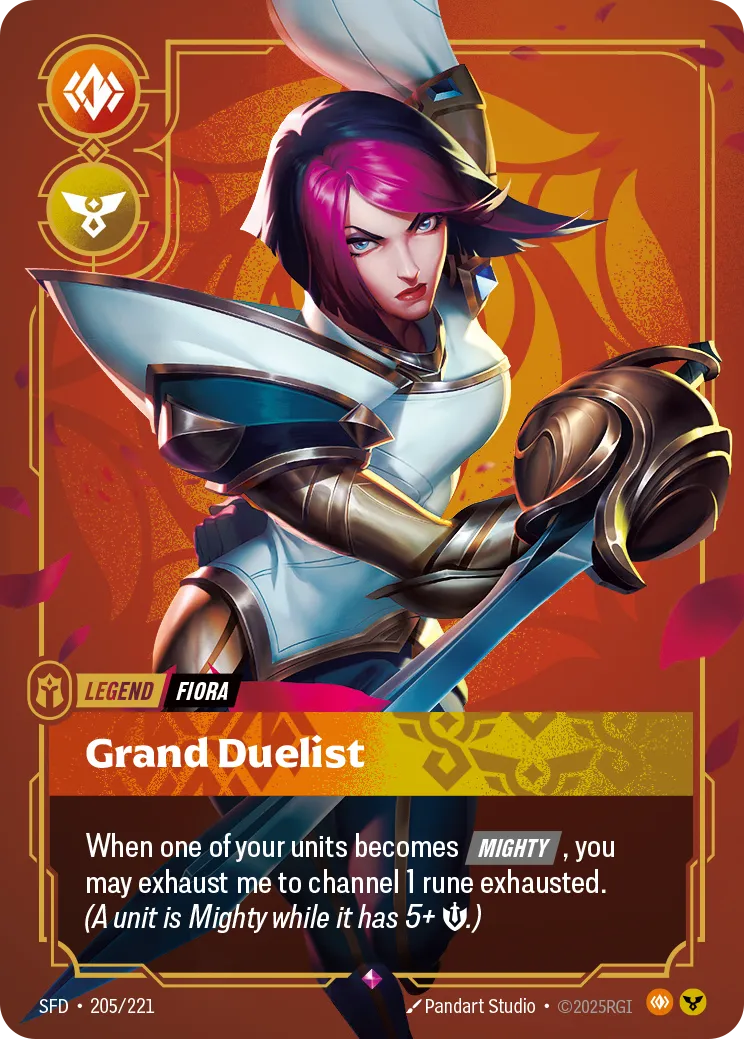 Fiora - Grand Duelist — Spiritforged — Riftbound