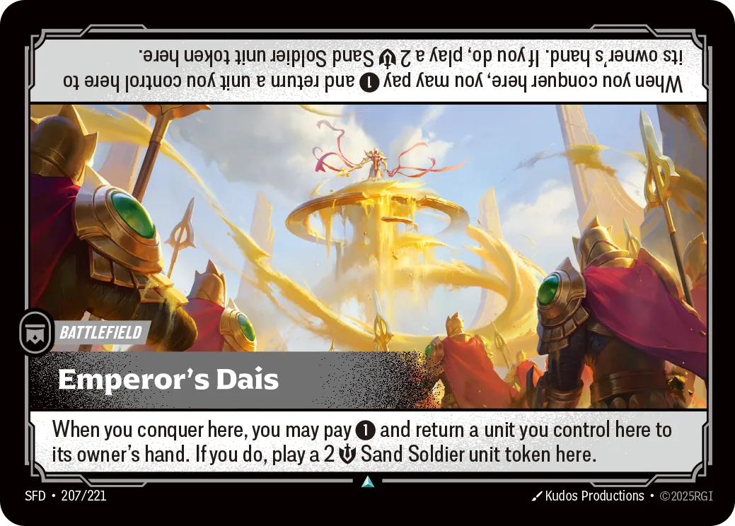 Emperor's Dais — Spiritforged — Riftbound