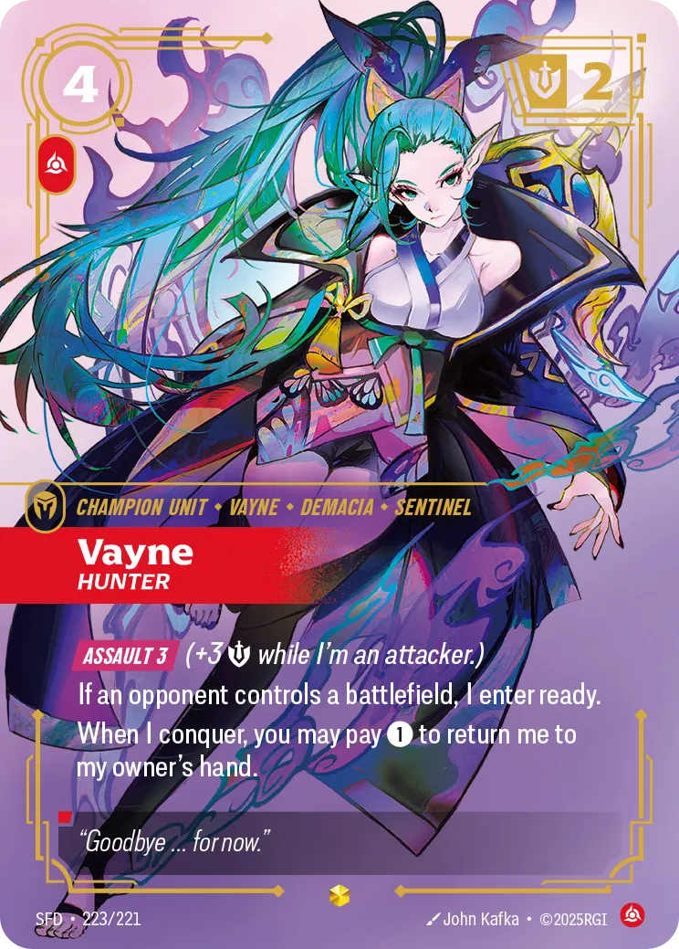 Vayne - Hunter — Spiritforged — Riftbound