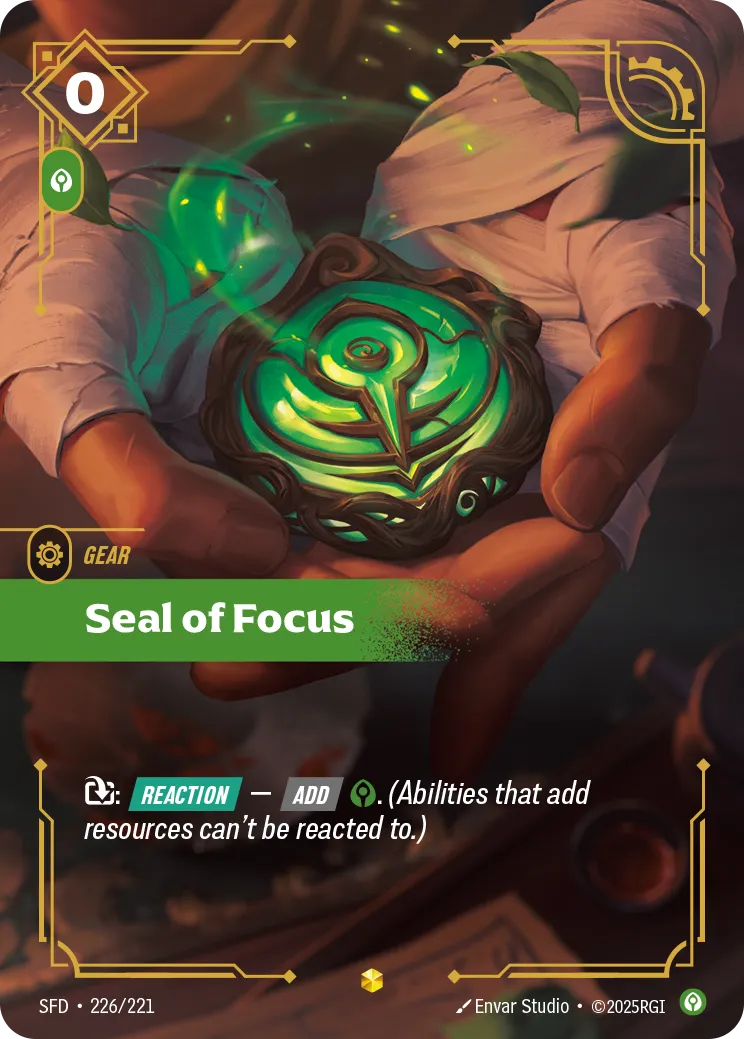 Seal of Focus — Spiritforged — Riftbound