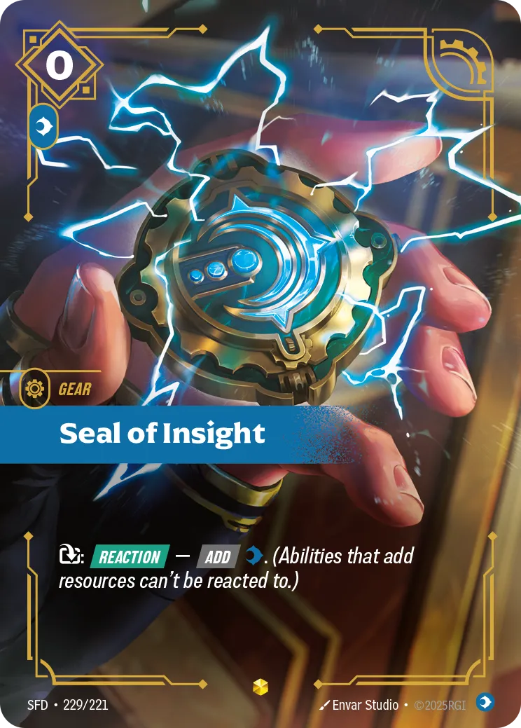Seal of Insight — Spiritforged — Riftbound