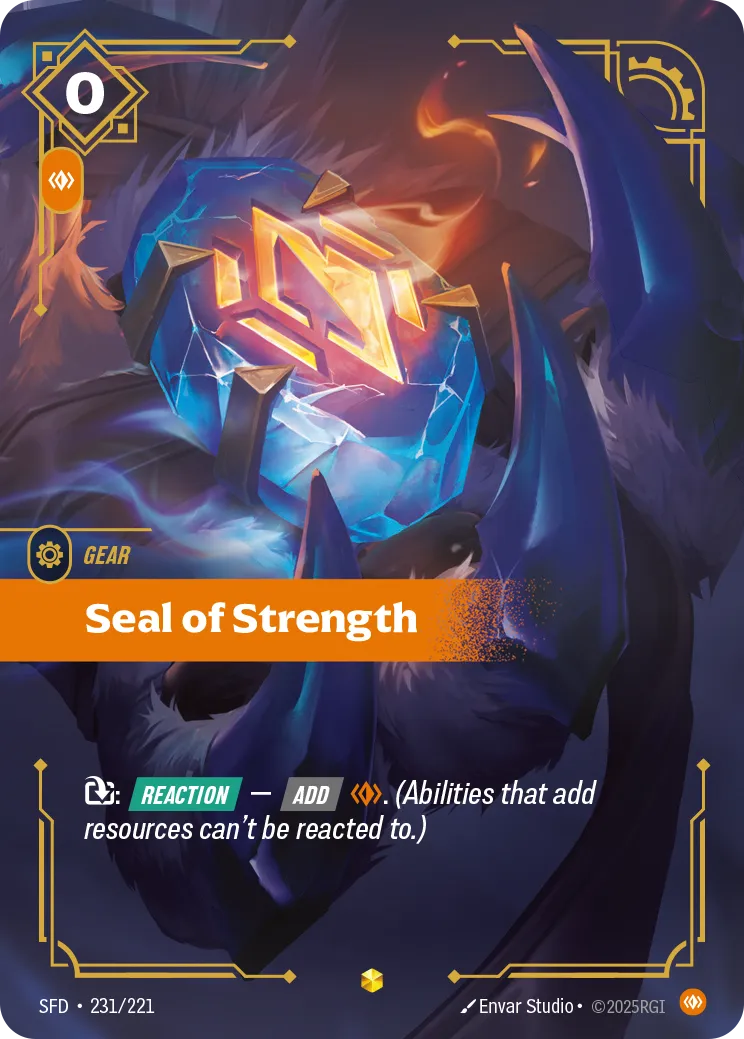 Seal of Strength — Spiritforged — Riftbound