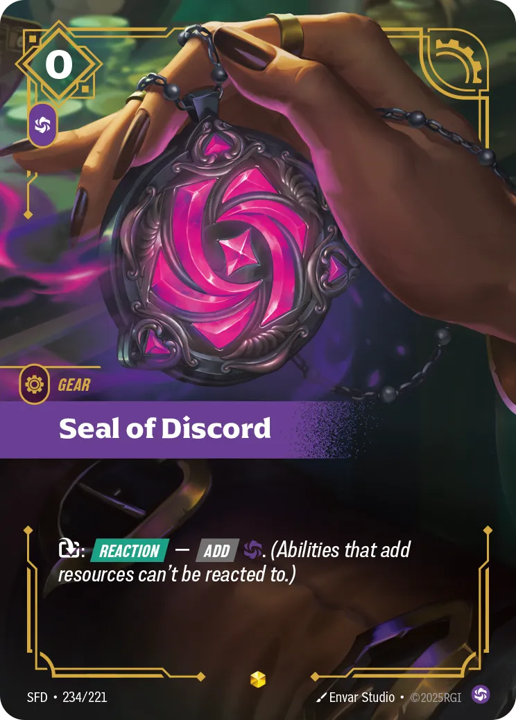 Seal of Discord — Spiritforged — Riftbound
