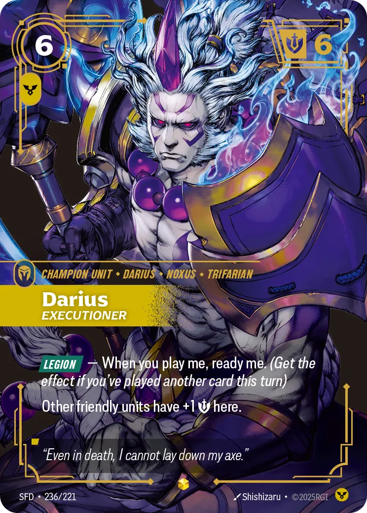 Darius - Executioner — Spiritforged — Riftbound
