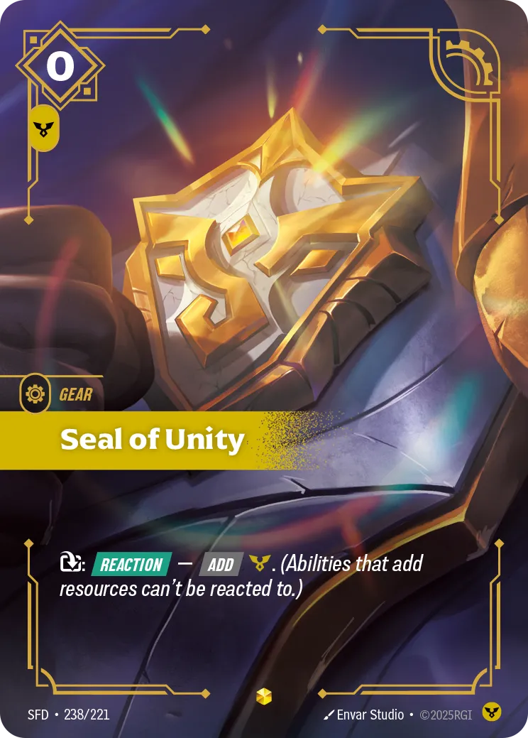 Seal of Unity — Spiritforged — Riftbound