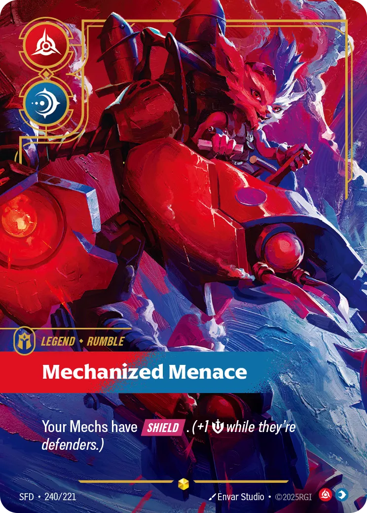 Rumble - Mechanized Menace — Spiritforged — Riftbound