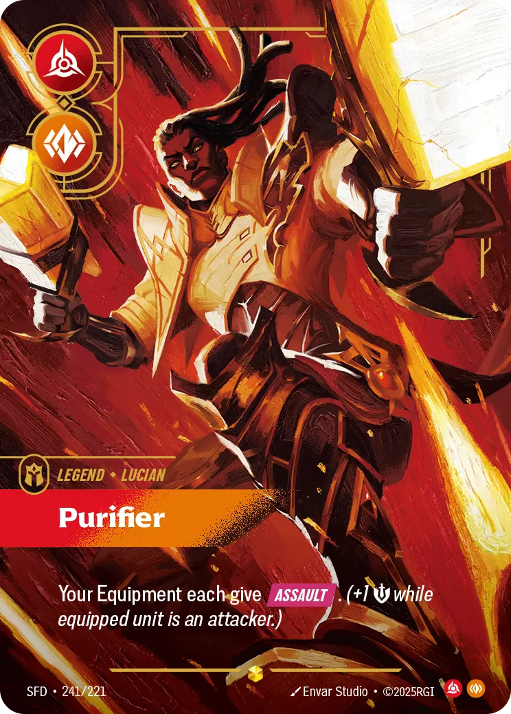 Lucian - Purifier — Spiritforged — Riftbound