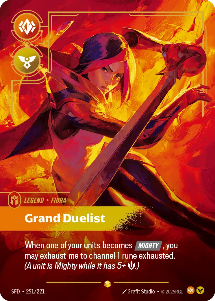 Fiora - Grand Duelist — Spiritforged — Riftbound