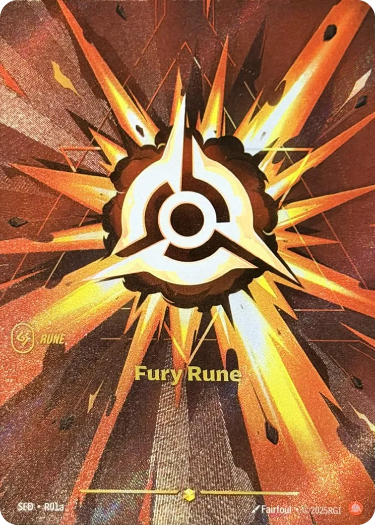 Fury Rune — Spiritforged — Riftbound