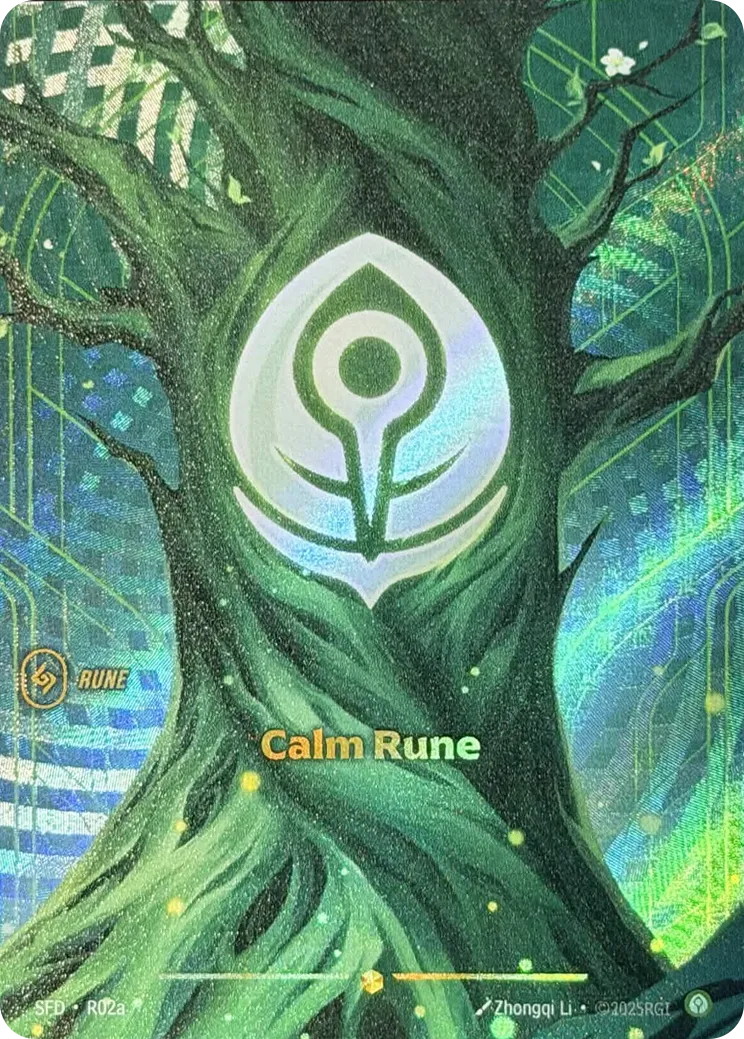 Calm Rune — Spiritforged — Riftbound