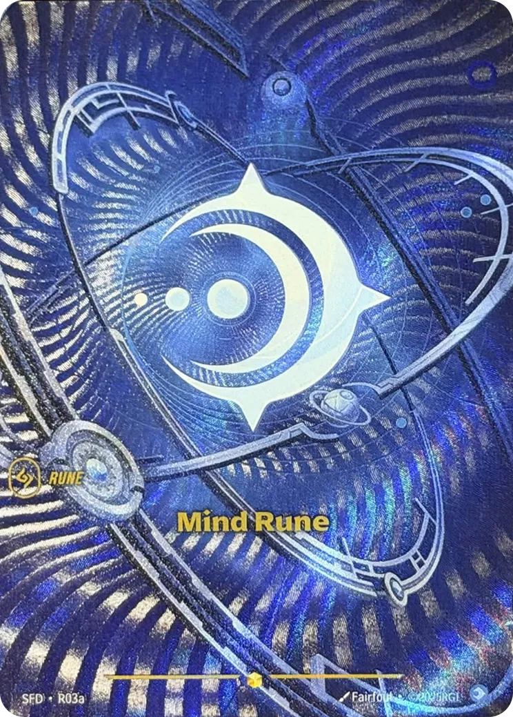 Mind Rune — Spiritforged — Riftbound