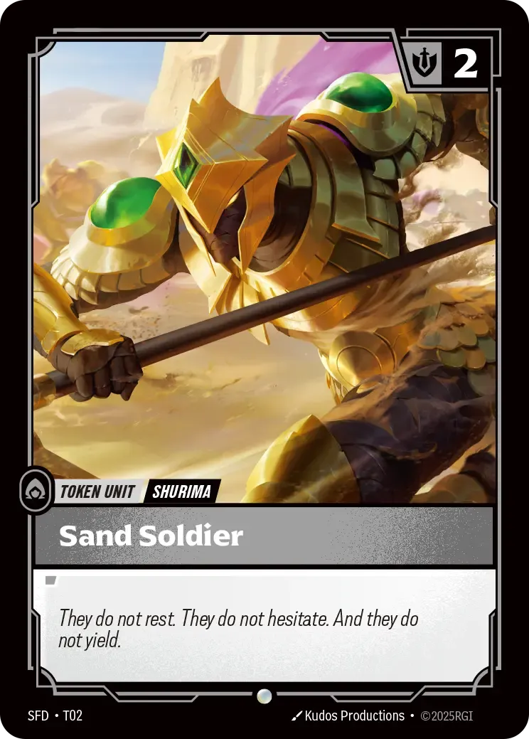 Sand Soldier — Spiritforged — Riftbound