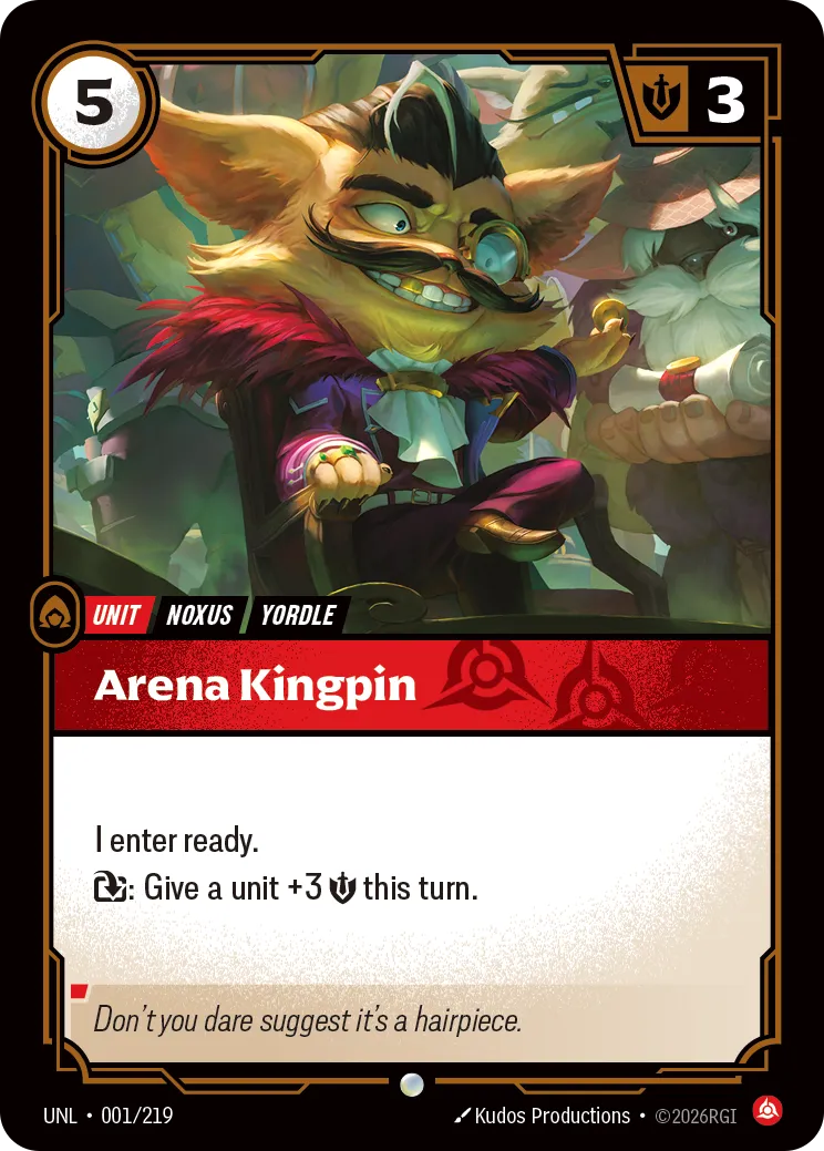 Arena Kingpin — Unleashed — Riftbound