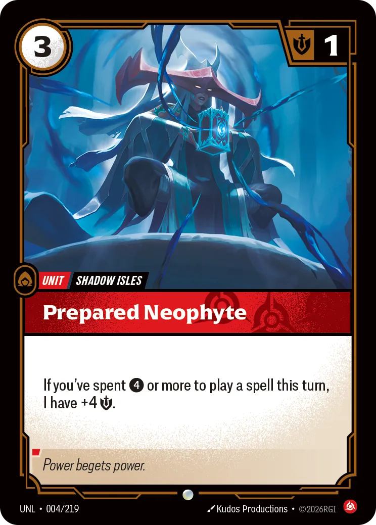 Prepared Neophyte — Unleashed — Riftbound