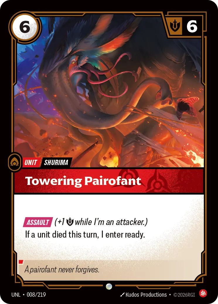 Towering Pairofant — Unleashed — Riftbound