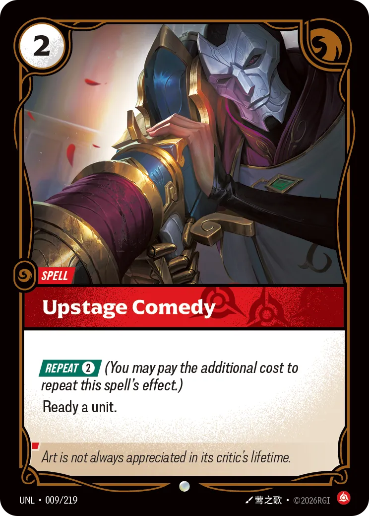 Upstage Comedy — Unleashed — Riftbound