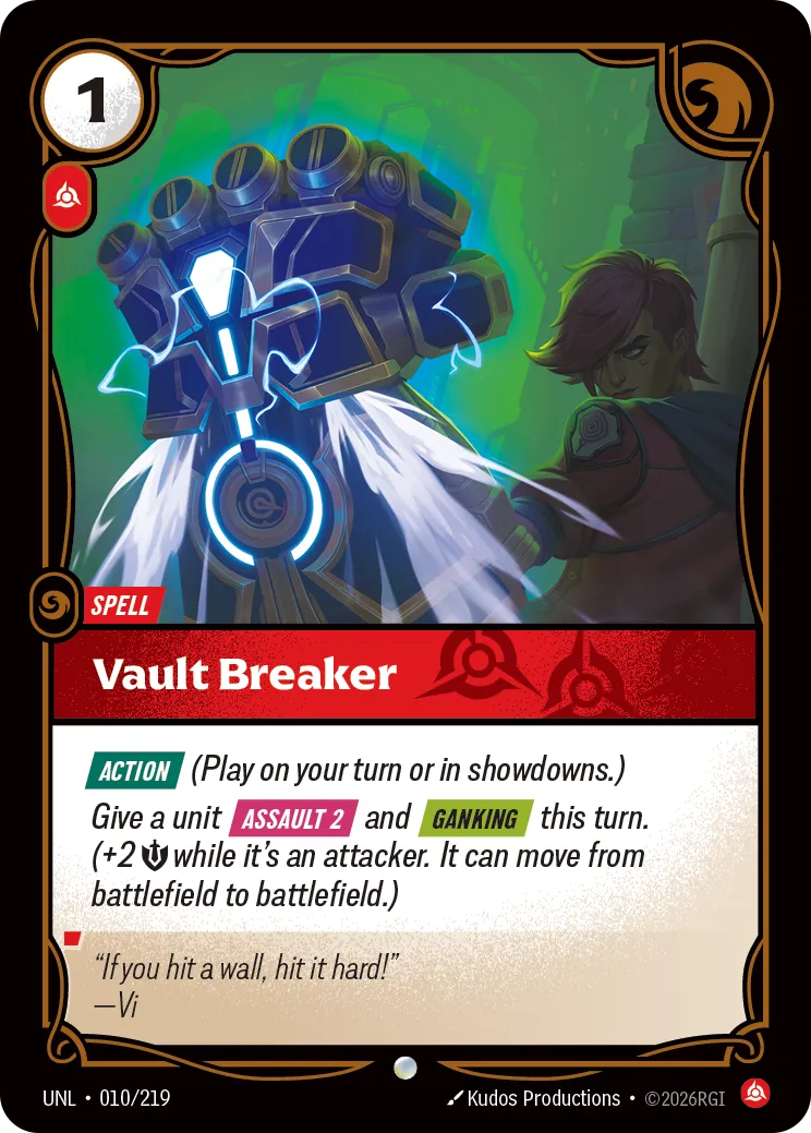 Vault Breaker — Unleashed — Riftbound