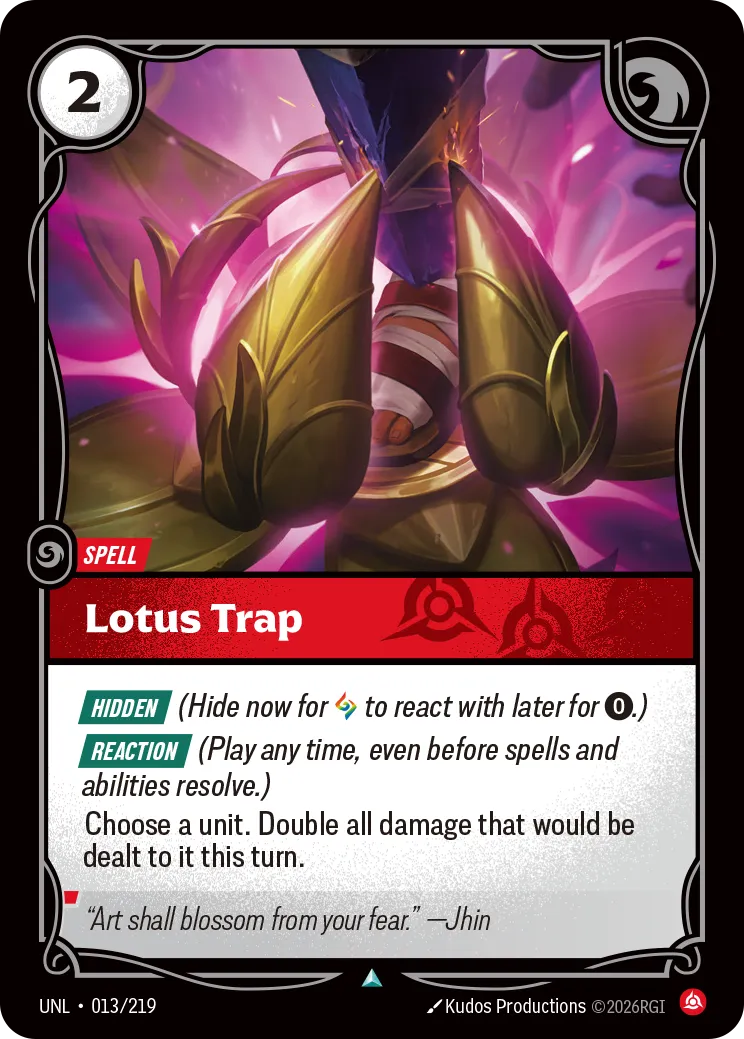 Lotus Trap — Unleashed — Riftbound