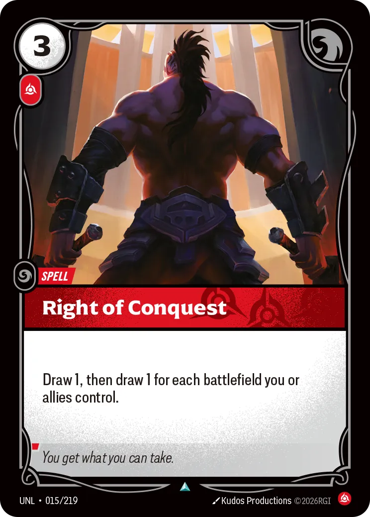 Right of Conquest — Unleashed — Riftbound