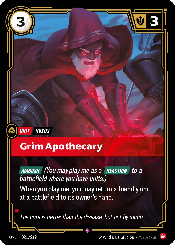 Grim Apothecary — Unleashed — Riftbound