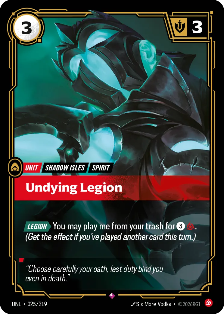 Undying Legion — Unleashed — Riftbound