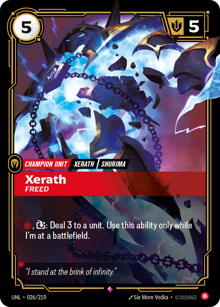 Xerath - Freed — Unleashed — Riftbound