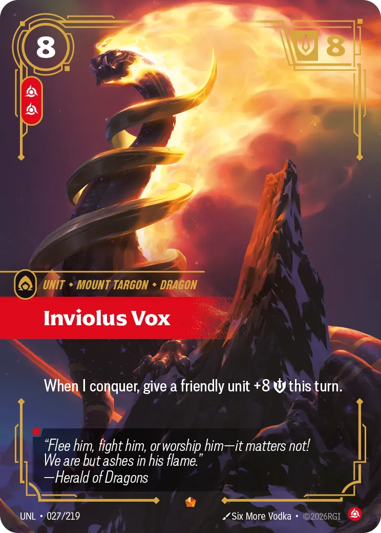 Inviolus Vox — Unleashed — Riftbound