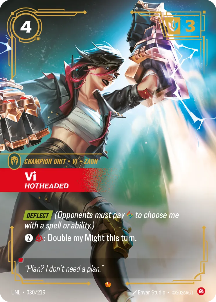 Vi - Hotheaded — Unleashed — Riftbound