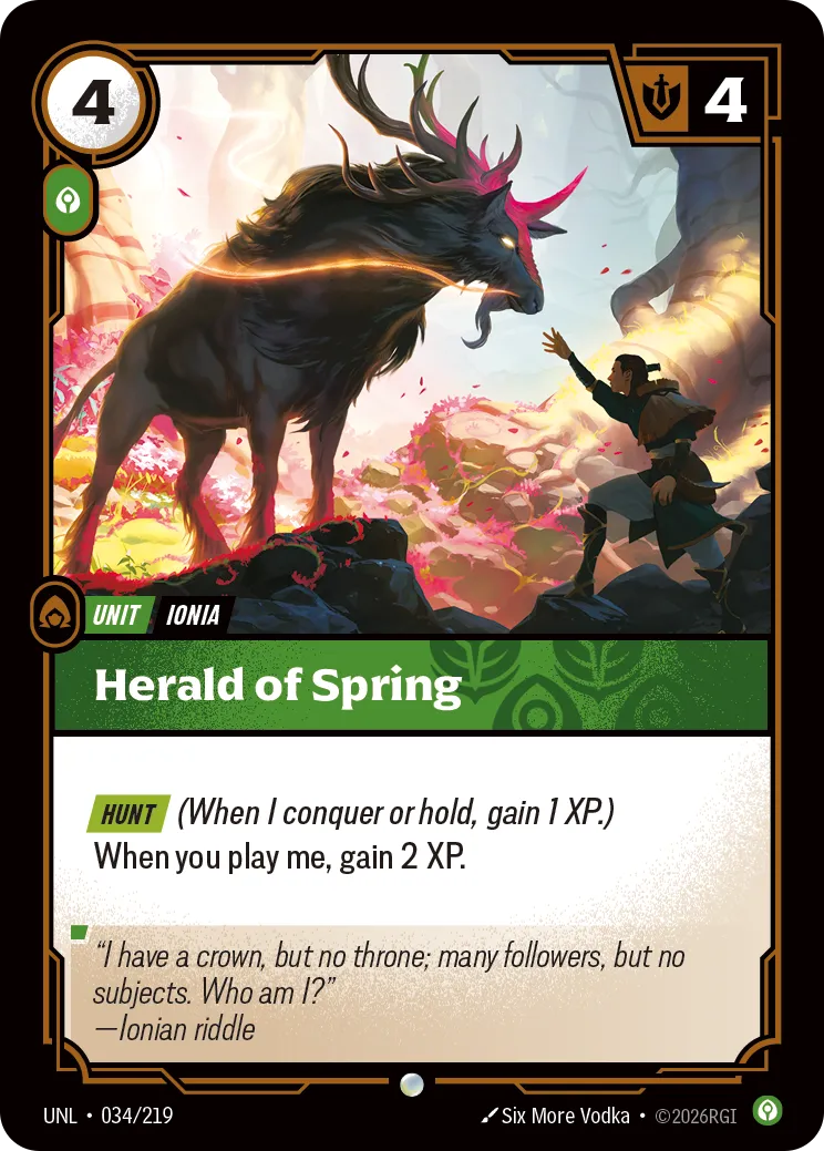 Herald of Spring — Unleashed — Riftbound