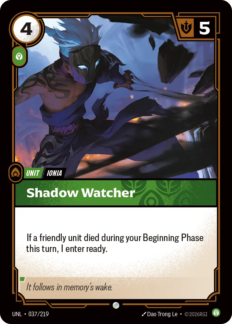 Shadow Watcher — Unleashed — Riftbound