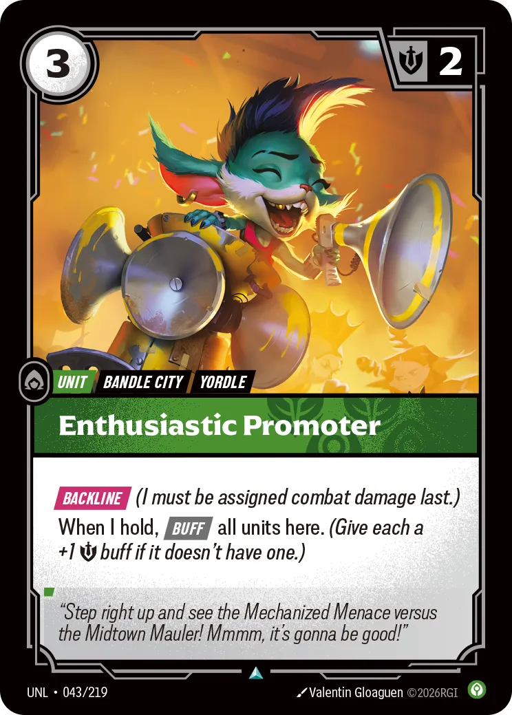 Enthusiastic Promoter — Unleashed — Riftbound