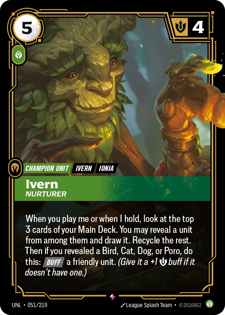 Ivern - Nurturer — Unleashed — Riftbound