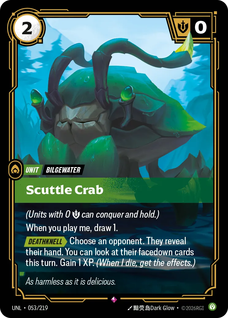Scuttle Crab — Unleashed — Riftbound