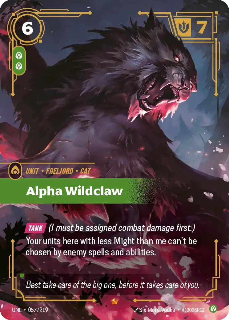 Alpha Wildclaw — Unleashed — Riftbound