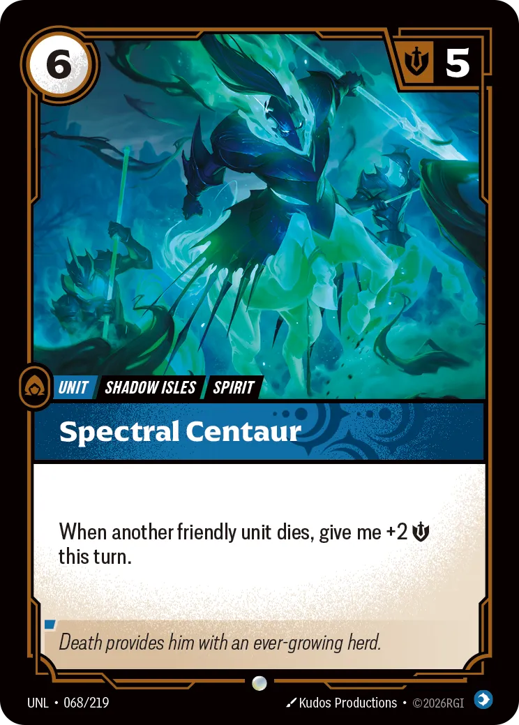 Spectral Centaur — Unleashed — Riftbound