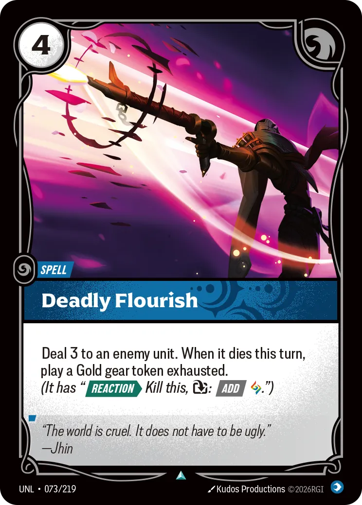 Deadly Flourish — Unleashed — Riftbound