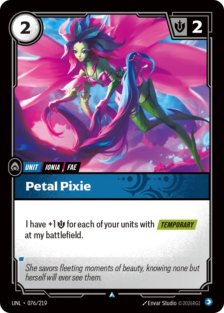 Petal Pixie — Unleashed — Riftbound